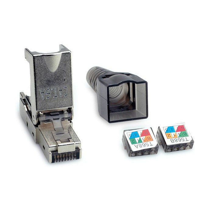 VALUE feldkonfektionierbarer RJ-45 Stecker Cat.6A (Class EA), STP