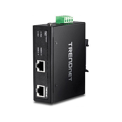 TRENDnet TI-IG30 Gehrteter industrieller Gigabit PoE+ Injektor