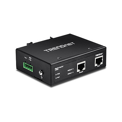 TRENDnet TI-IG30 Gehrteter industrieller Gigabit PoE+ Injektor