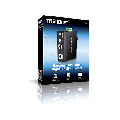 TRENDnet TI-IG30 Gehrteter industrieller Gigabit PoE+ Injektor