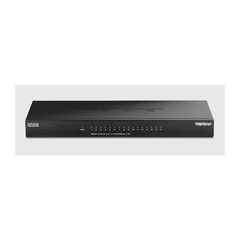 TRENDnet TEG-S3160 16-Port 2.5G Switch Unmanaged Desktop