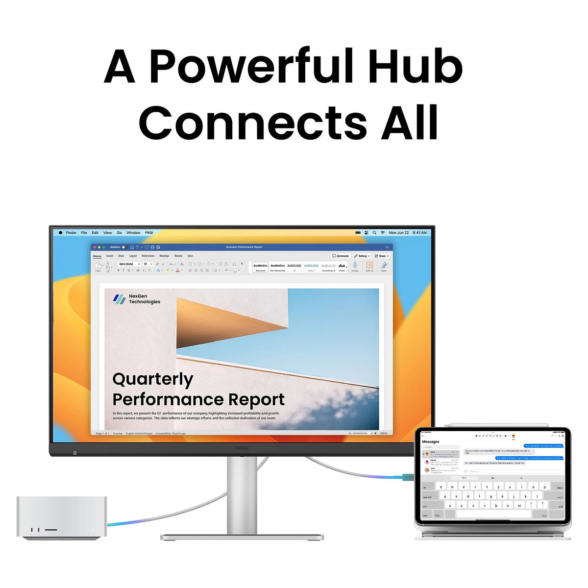 BenQ 68,6cm MA270S 16:9 USB-C/HDMI silv. lift/piv 5K