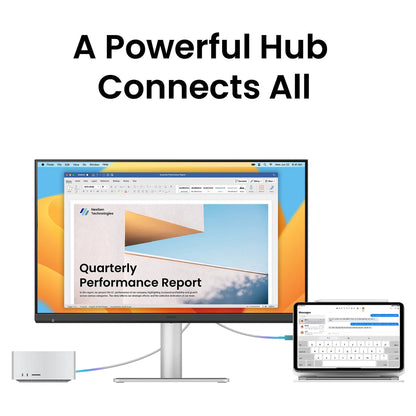BenQ 68,6cm MA270S 16:9 USB-C/HDMI silv. lift/piv 5K