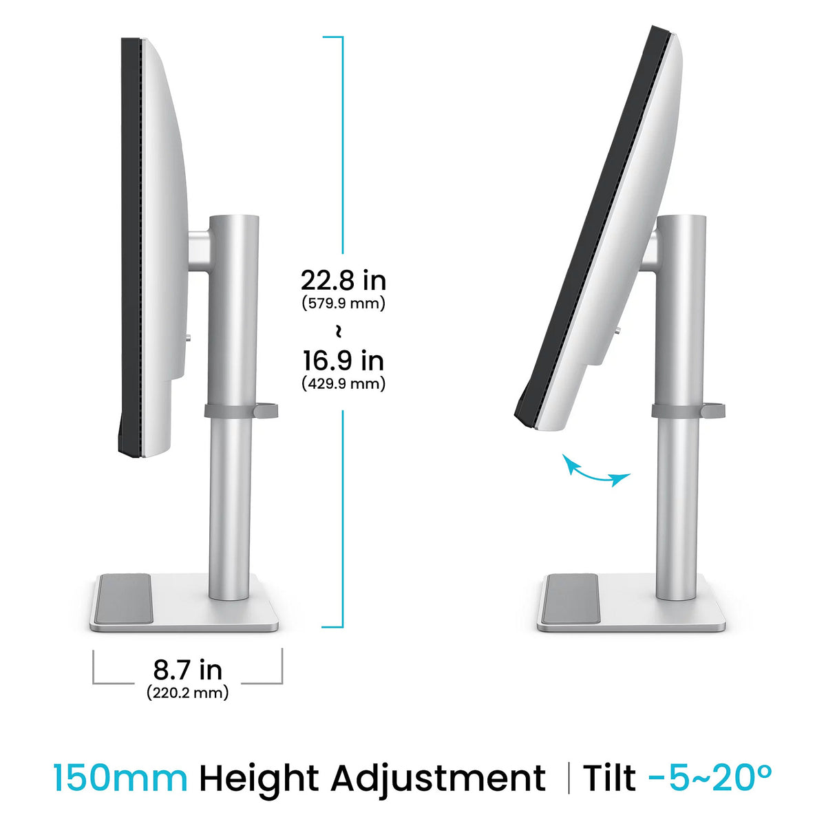 BenQ 68,6cm MA270S 16:9 USB-C/HDMI silv. lift/piv 5K