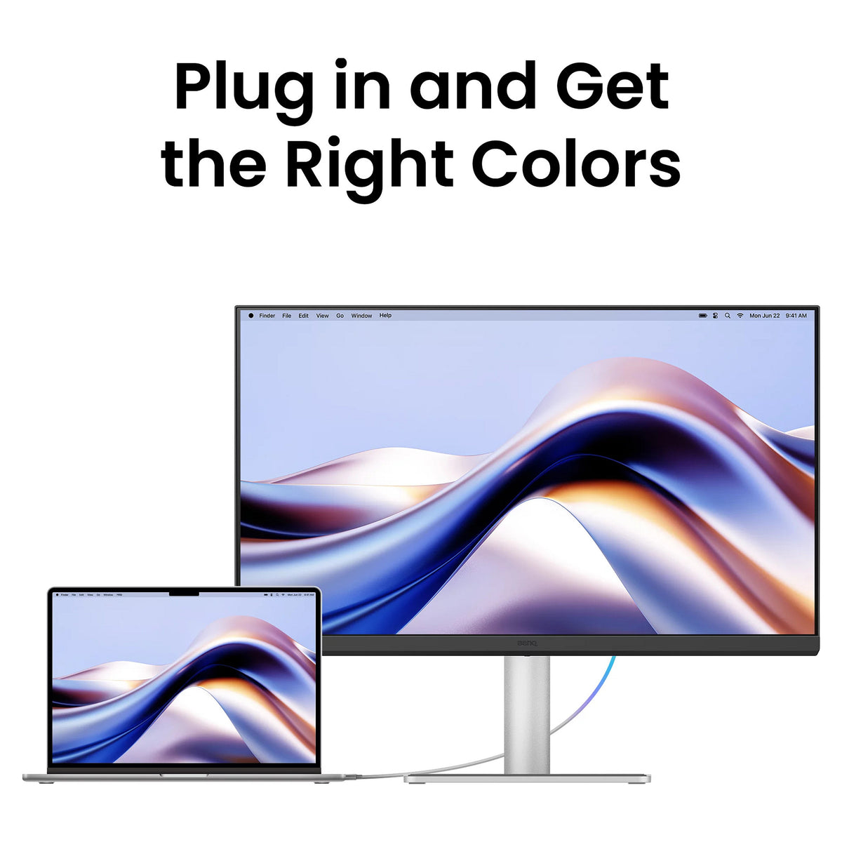 BenQ 68,6cm MA270S 16:9 USB-C/HDMI silv. lift/piv 5K
