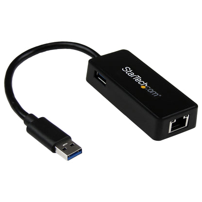USB31000SPTB USB 3.0 to Gigabit NIC Adapter with USB Port