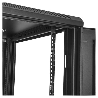 Server Rack Schrank - 78cm tiefes Gehuse - 18 HE - Netzwerk Server Schrank - Datenschrank