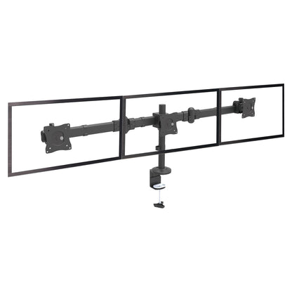 STARTECH.COM Dreifach Monitorarm fr Surround Setup - Untersttzt 3 monitore bis zu 24 Zoll - Werkzeuglose Hhenverstellung