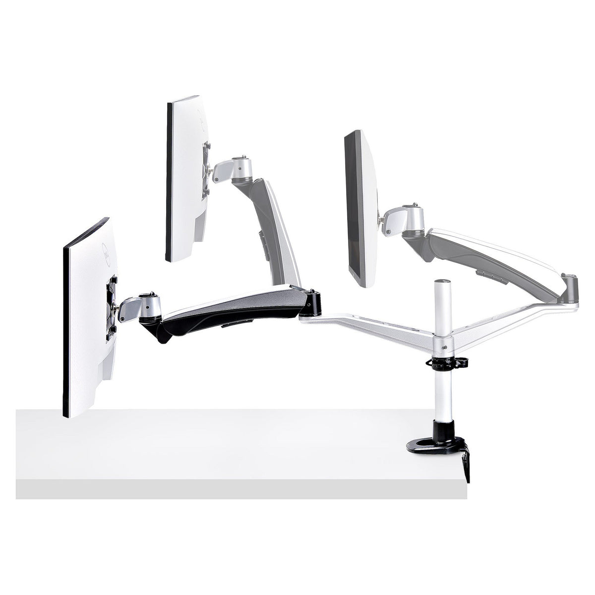 StarTech.com Monitor Desk Mount, VESA 75x75/100x100, 27/30-inch Screens - Befestigungskit (Gelenkarm)