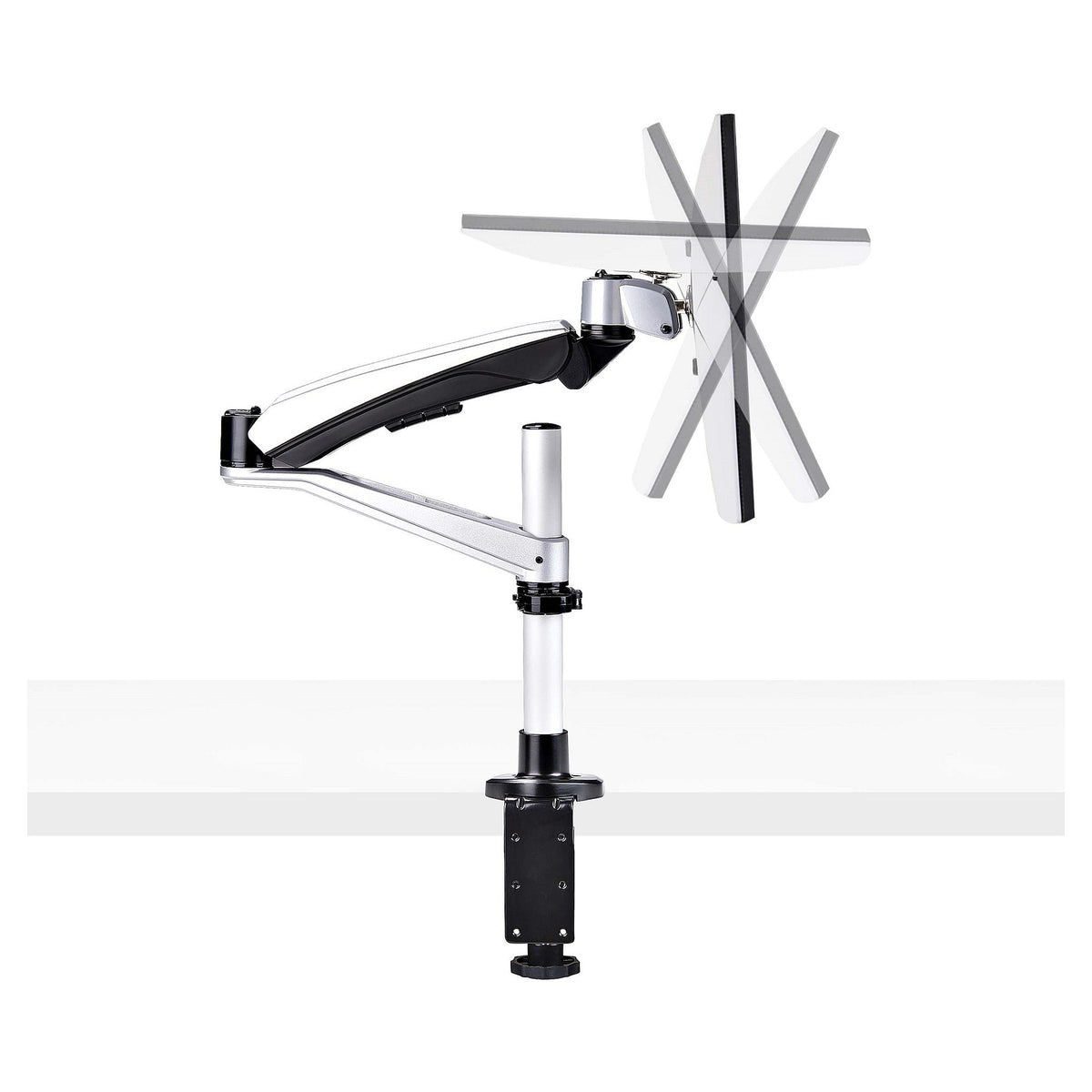 StarTech.com Monitor Desk Mount, VESA 75x75/100x100, 27/30-inch Screens - Befestigungskit (Gelenkarm)