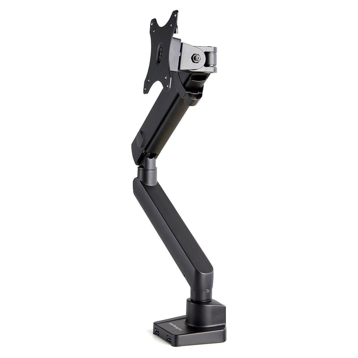 StarTech.com Desk Mount Monitor Arm with 2x USB 3.0 ports, Slim Full Motion Adjustable Single Monitor VESA Mount up to 17.6lbs (8kg)