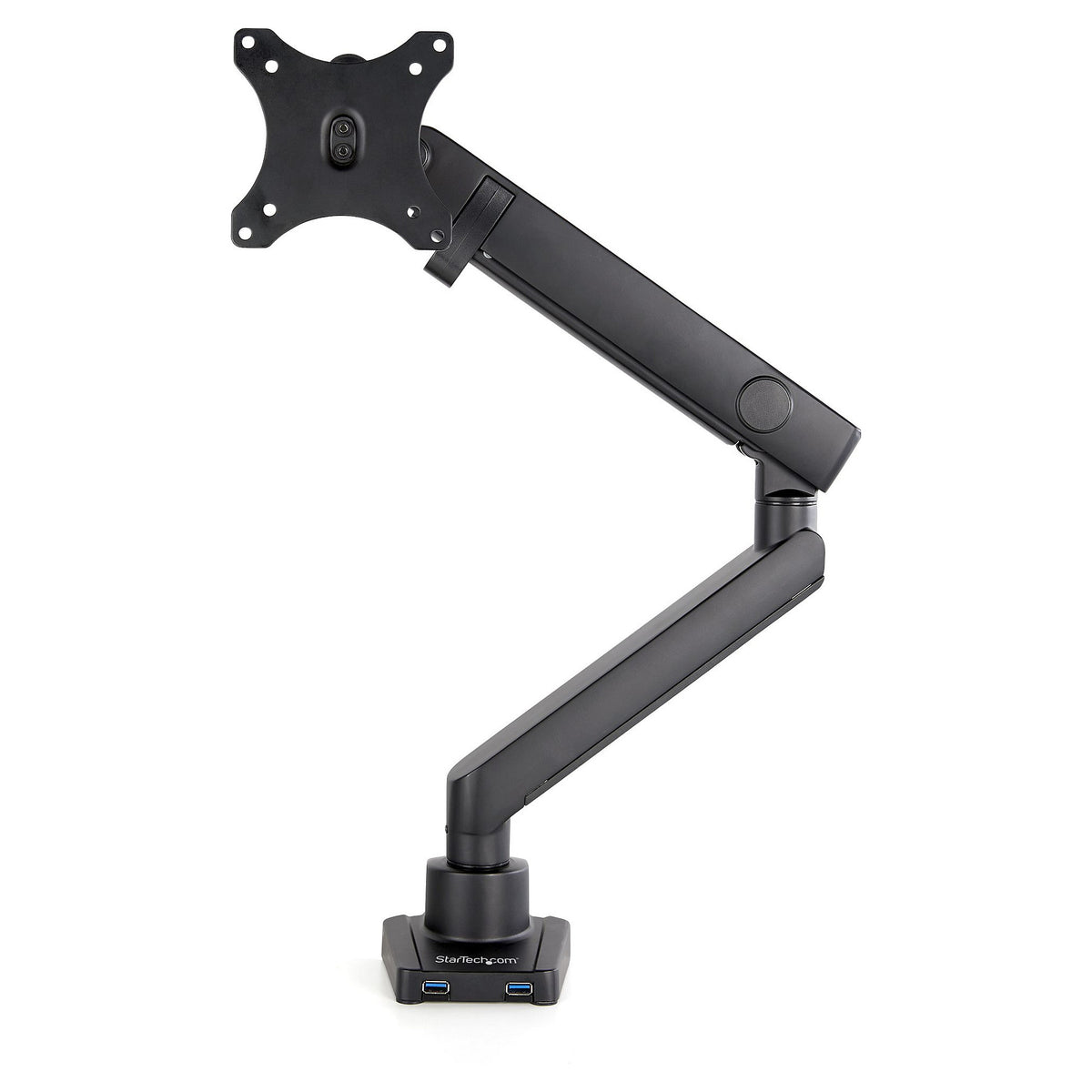 StarTech.com Desk Mount Monitor Arm with 2x USB 3.0 ports, Slim Full Motion Adjustable Single Monitor VESA Mount up to 17.6lbs (8kg)