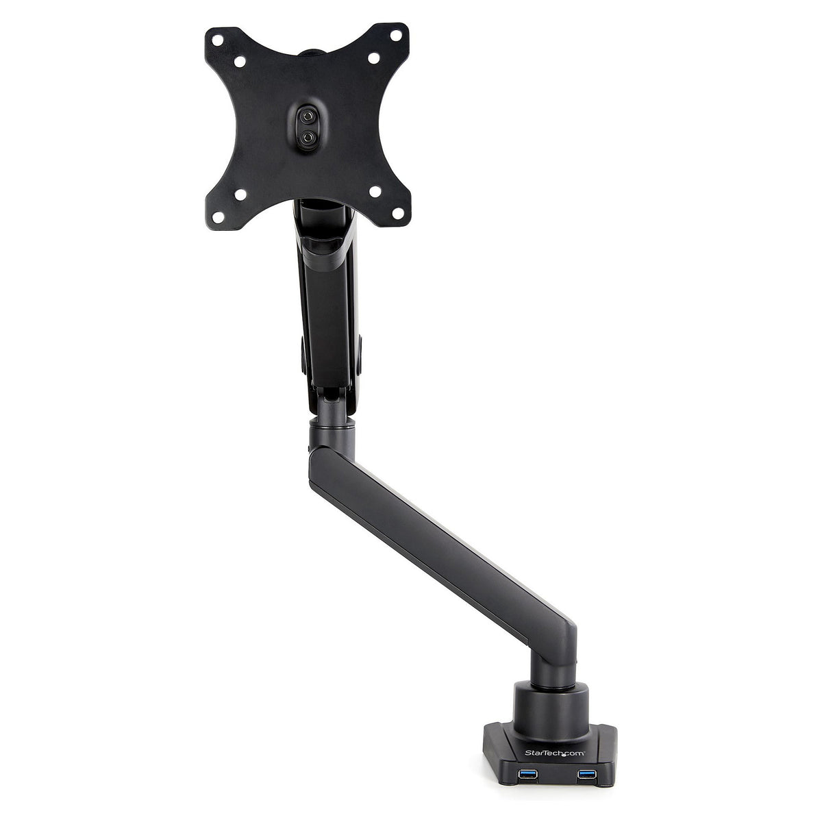 StarTech.com Desk Mount Monitor Arm with 2x USB 3.0 ports, Slim Full Motion Adjustable Single Monitor VESA Mount up to 17.6lbs (8kg)