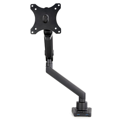 StarTech.com Desk Mount Monitor Arm with 2x USB 3.0 ports, Slim Full Motion Adjustable Single Monitor VESA Mount up to 17.6lbs (8kg)