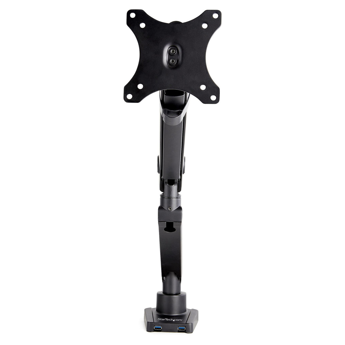 StarTech.com Desk Mount Monitor Arm with 2x USB 3.0 ports, Slim Full Motion Adjustable Single Monitor VESA Mount up to 17.6lbs (8kg)