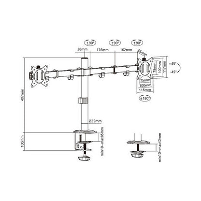 Equip Befestigungskit für 2 LCD-/Plasma-Konsolen 17-32 Zoll