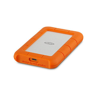 STICK LACIE RUGGED 1TB USB-C USB3.0 Drop- crush- and rain-resistant for all-terrain use orange