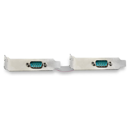 STARTECH.COM 2 Port Serielle Schnittstellenkarte PCIe mit 16950 UART - Serial Adapter - 921,4 Kbps - Windows und Linux