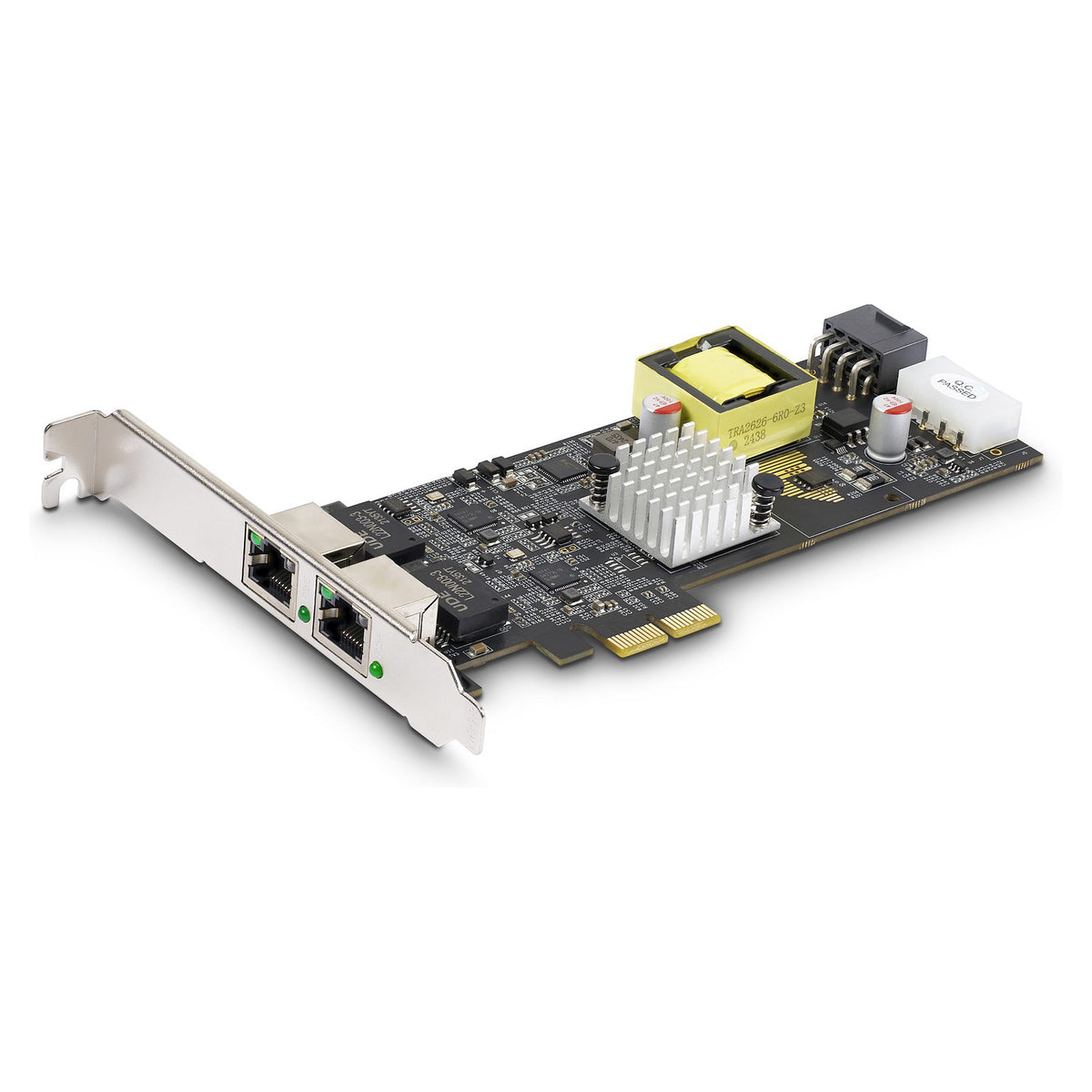STARTECH.COM 2-Port 2.5Gbps NBASE-T PoE Netzwerkkarte Dual Intel I225-V 802.3af/at PoE+ Multi-Gigabit NIC Windows/Linux