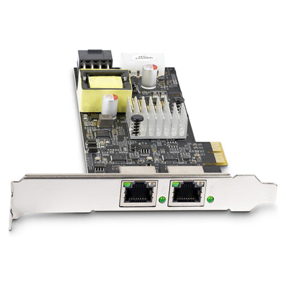 STARTECH.COM 2-Port 2.5Gbps NBASE-T PoE Netzwerkkarte Dual Intel I225-V 802.3af/at PoE+ Multi-Gigabit NIC Windows/Linux