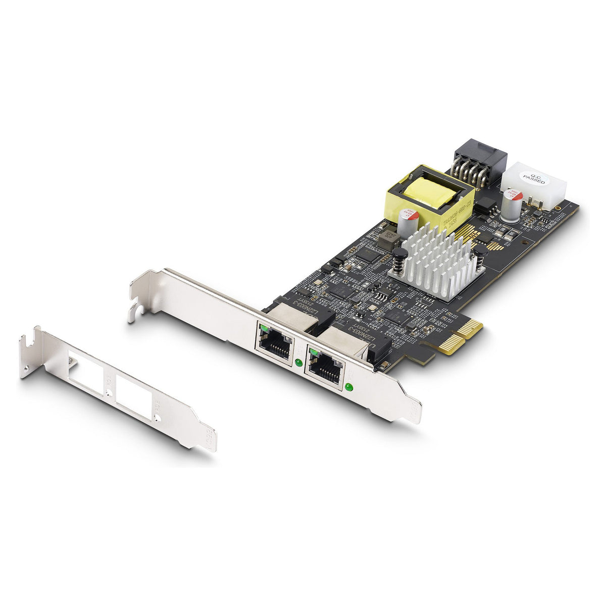 STARTECH.COM 2-Port 2.5Gbps NBASE-T PoE Netzwerkkarte Dual Intel I225-V 802.3af/at PoE+ Multi-Gigabit NIC Windows/Linux