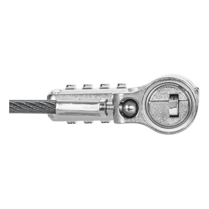Targus DEFCON - Sicherheitskabelschloss - Silber - 2 m
