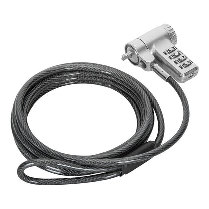 Targus DEFCON - Sicherheitskabelschloss - Silber - 2 m