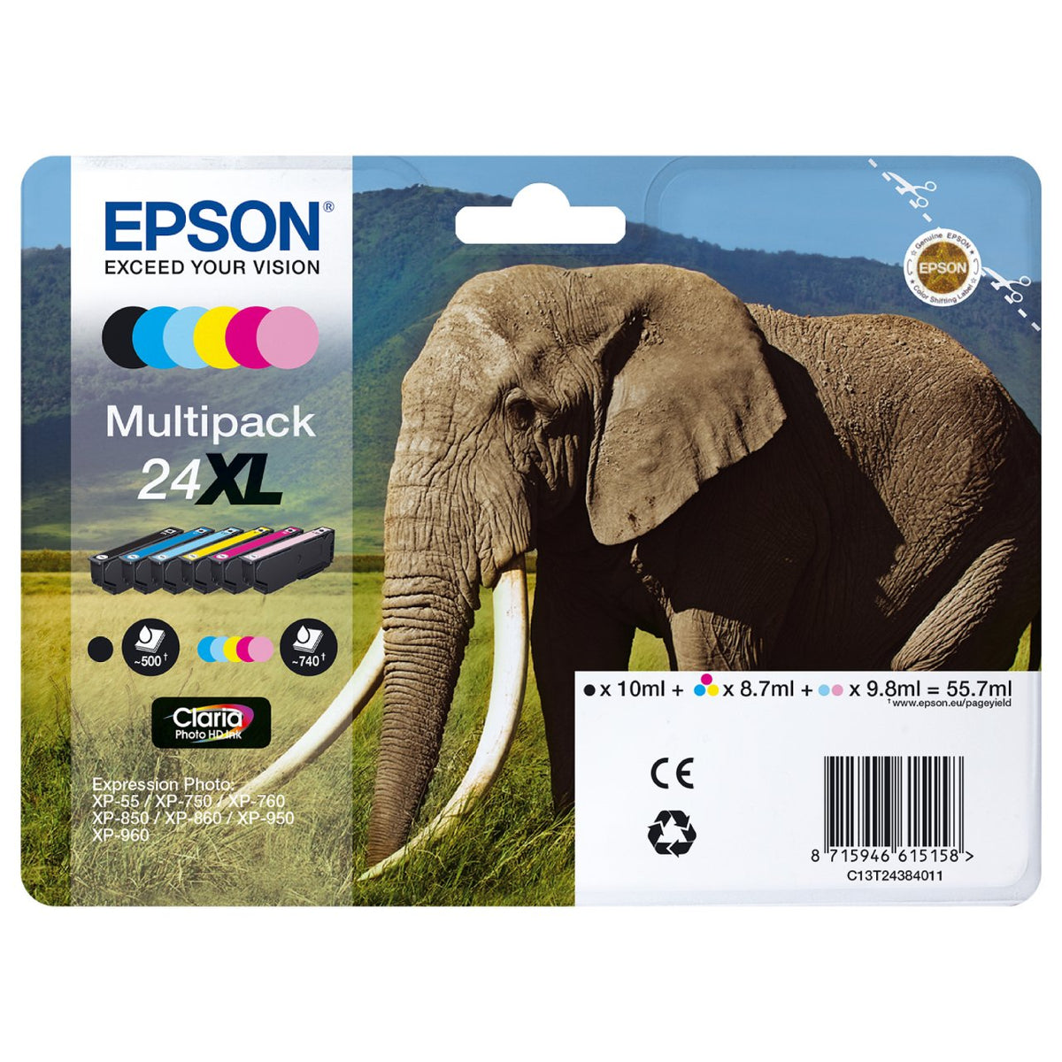 EPSON 3LB Multipack 6-colours 24 EasyMail