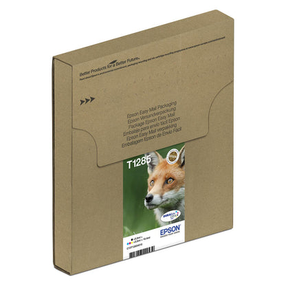 Epson Original Easy Mail Packing T1285 Fuchs Druckerpatronen 4er Multipack BK/C/M/Y (C13T12854511)