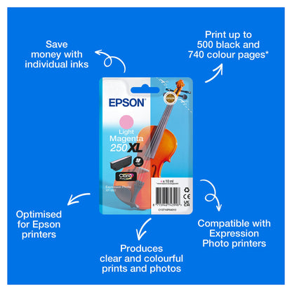 EPSON Tinte light magenta 10.0ml XP 980, ''250XL''