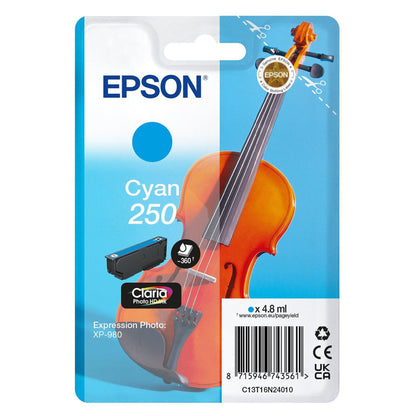 EPSON Tinte cyan 4.8ml XP 980, ''250''