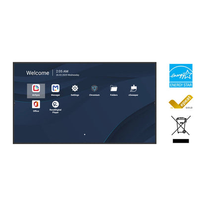 Viewsonic 218,4cm CDE8631-1C 16:9 HDMI/LAN/USB-C 500nits
