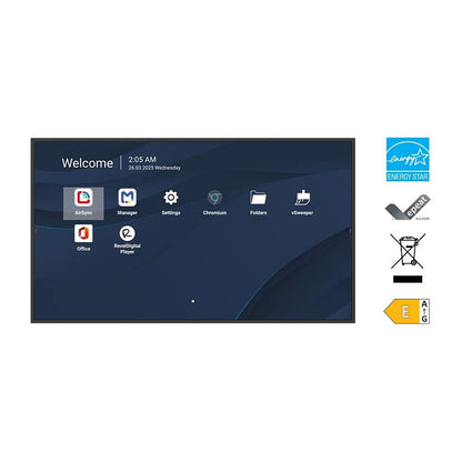 Viewsonic 165,1cm CDE6514-2C 16:9 HDMI/LAN/USB-C 500nits