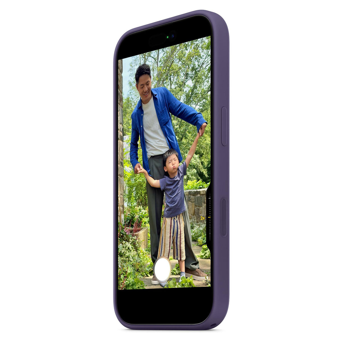 Silikon Case iPhone 17 mit MagSafe (nebelviolett)