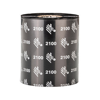 ZEBRA Farbband Wachs 2100 89mmx450m 12erPack,schwarz,Thermotransfer