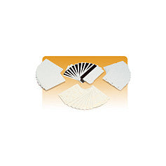 Zebra Premier - Polyvinyl chloride (PVC) - Yellow - 100 pcs. Cards (pack of 5)