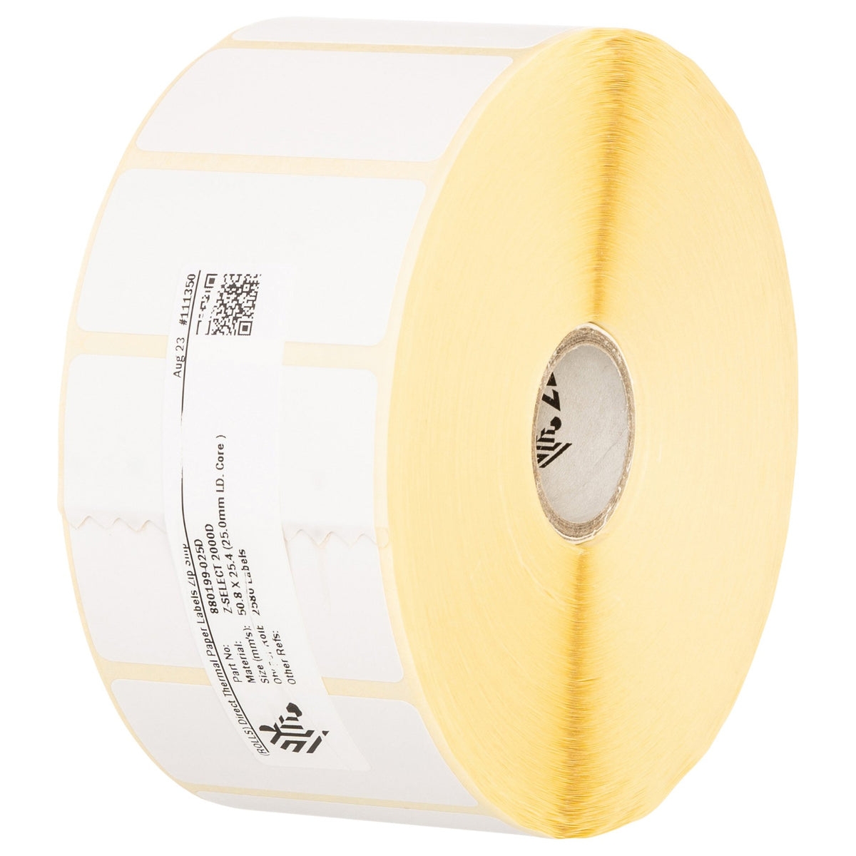 ZEBRA Thermoetiketten 57x19mm perman 12xRollen,Z-Select 2000D,weiss