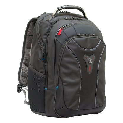 WENGER Carbon Notebook Rucksack fuer 15.6 bis 43.9cm 15.6 bis 17.3Zoll Tablet. Laptop schwarz