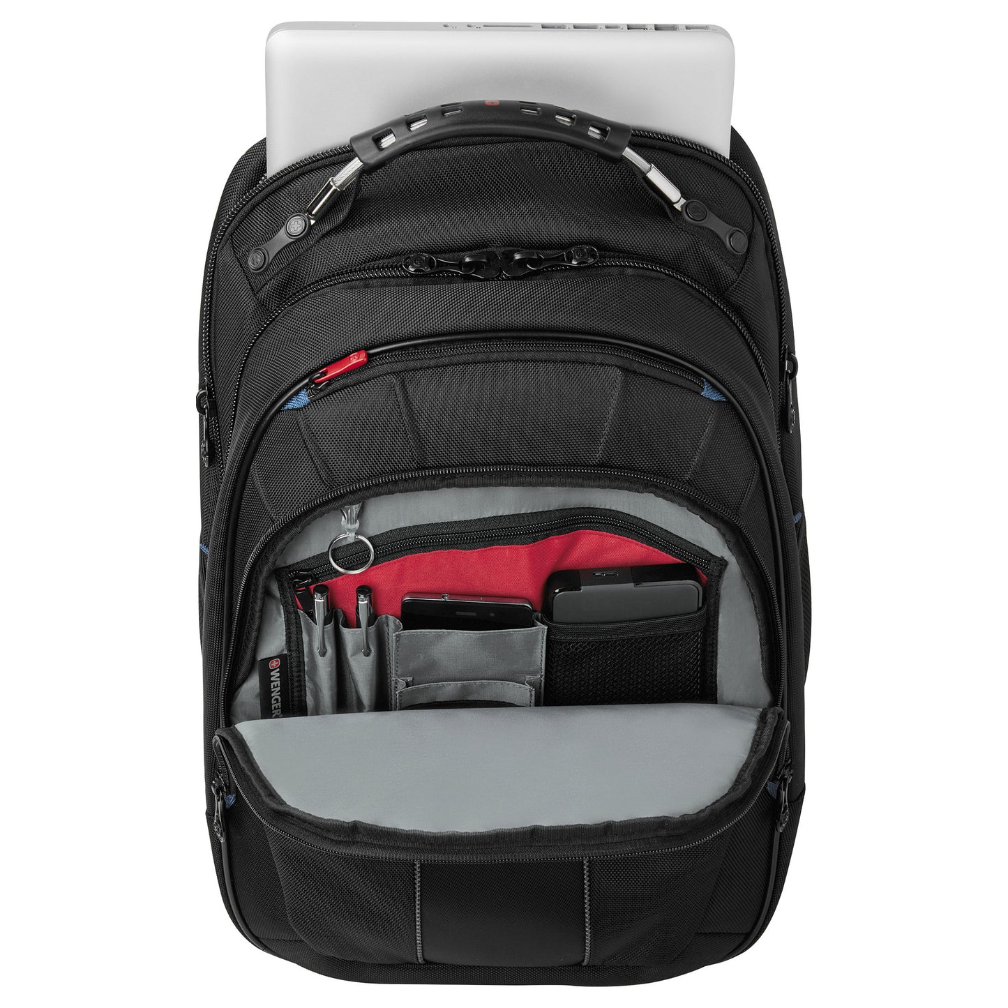 WENGER Carbon Notebook Rucksack fuer 15.6 bis 43.9cm 15.6 bis 17.3Zoll Tablet. Laptop schwarz