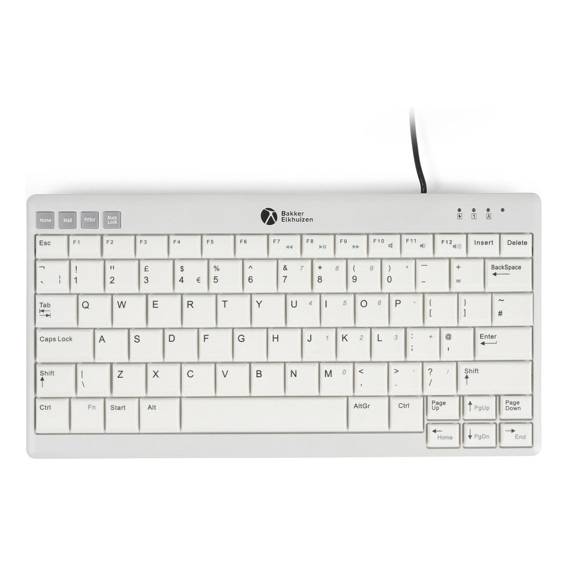 BakkerElkhuizen Tastatur Ultraboard 950 V2 Compact UK Layout retail