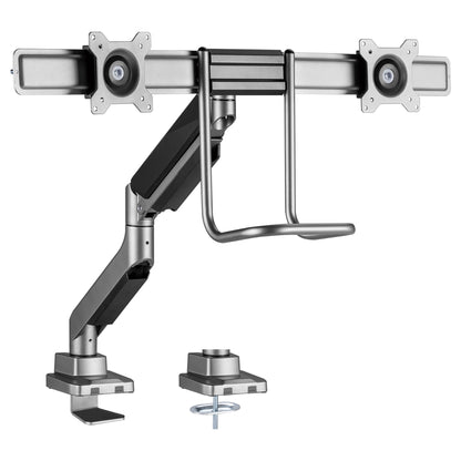 Equip Tischhalterung 17"-32"/2TFT 360° Gasfeder 9Kg silber lite Retail