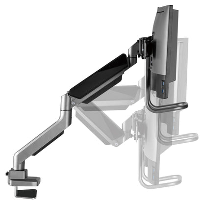 Equip Tischhalterung 17"-32"/2TFT 360° Gasfeder 9Kg silber lite Retail