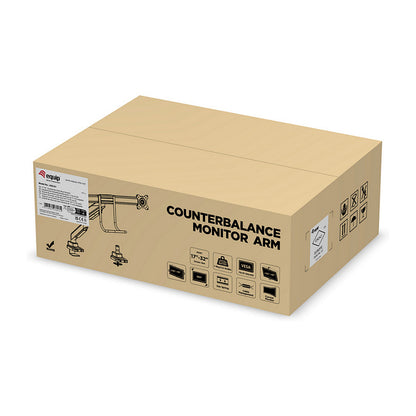 Equip Tischhalterung 17"-32"/2TFT 360° Gasfeder 9Kg silber lite Retail