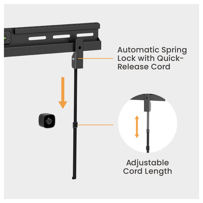 Equip Wandhalterung 37"-86"/1TFT NO DRILL 1Gelenk 60Kg sw