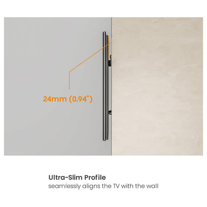 Equip Wandhalterung 32"-100"/1TFT NO DRILL 1Gelenk 75Kg sw