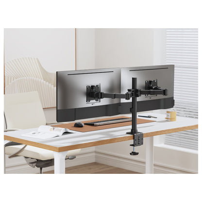 Equip Tischhalterung 17"-35"/2TFT 360° H.Leist. 20Kg schwarz