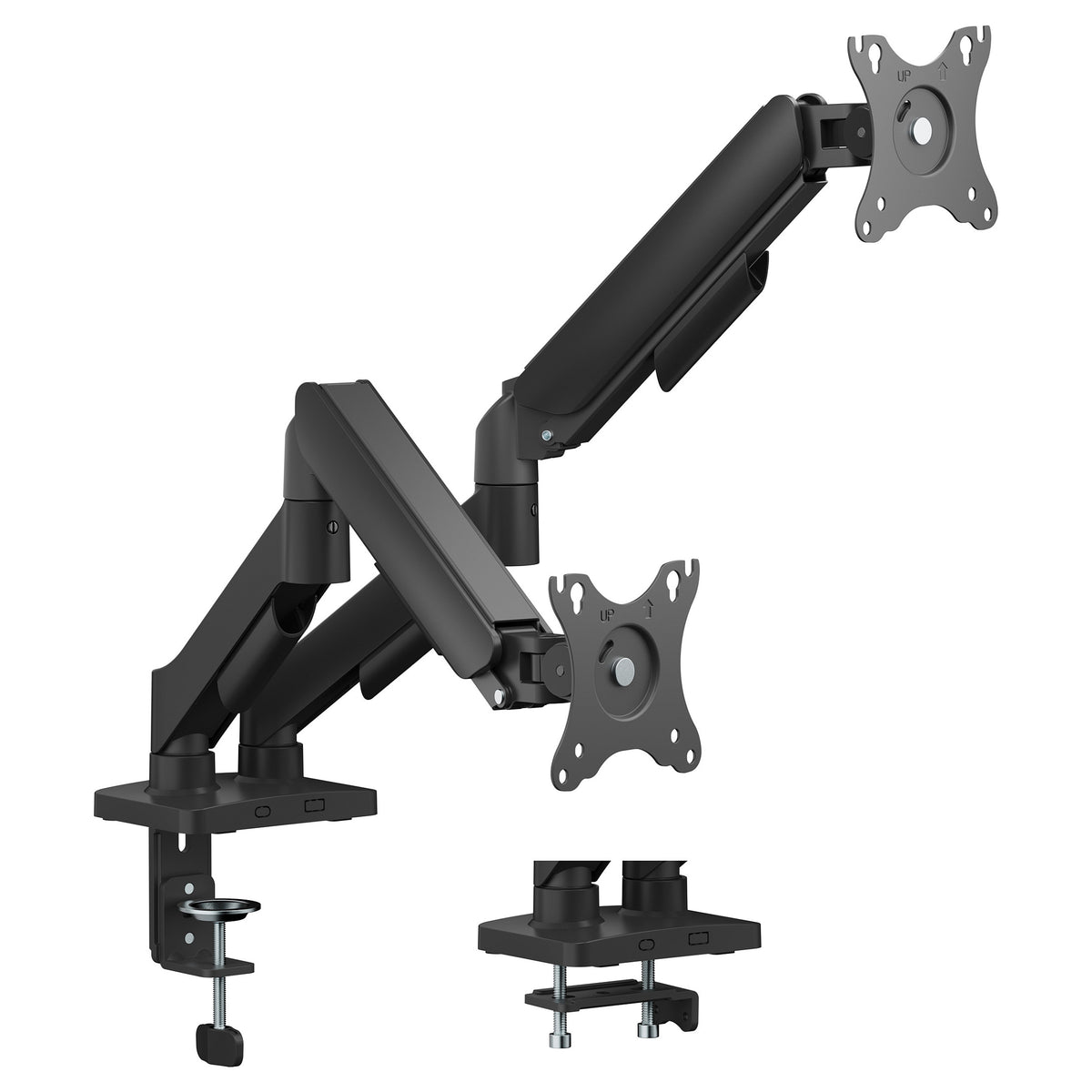 Equip Tischhalterung 17"-32"/2TFT 360° Gasfeder 9Kg schwarz