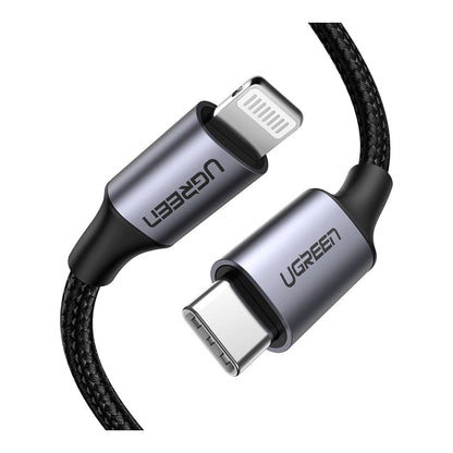 UGREEN Lightning to Type-C Cable 1m black