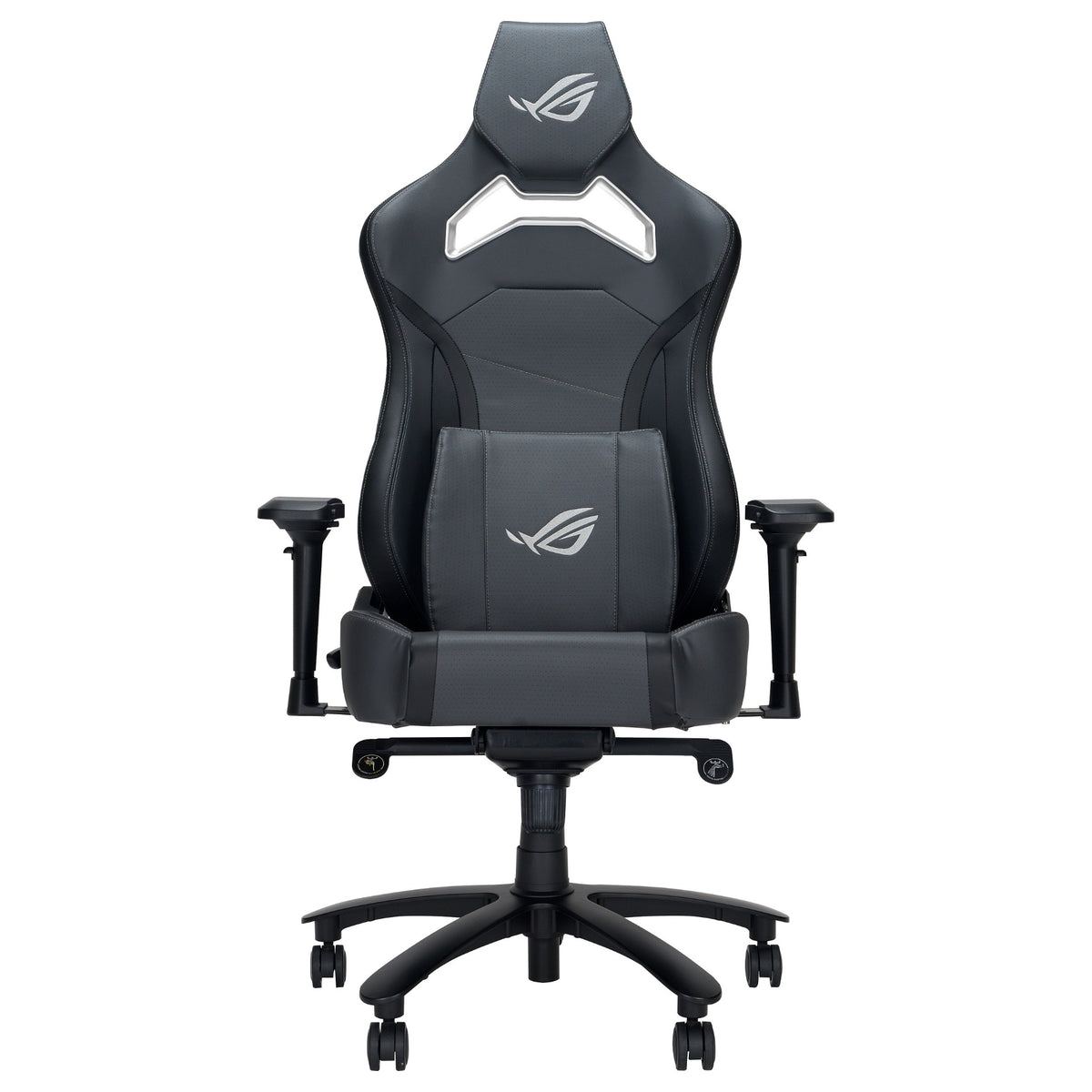ASUS ROG Chariot X Core Gaming-Stuhl - Aura RGB Beleuchtung, 4D-Armlehnen, Grau