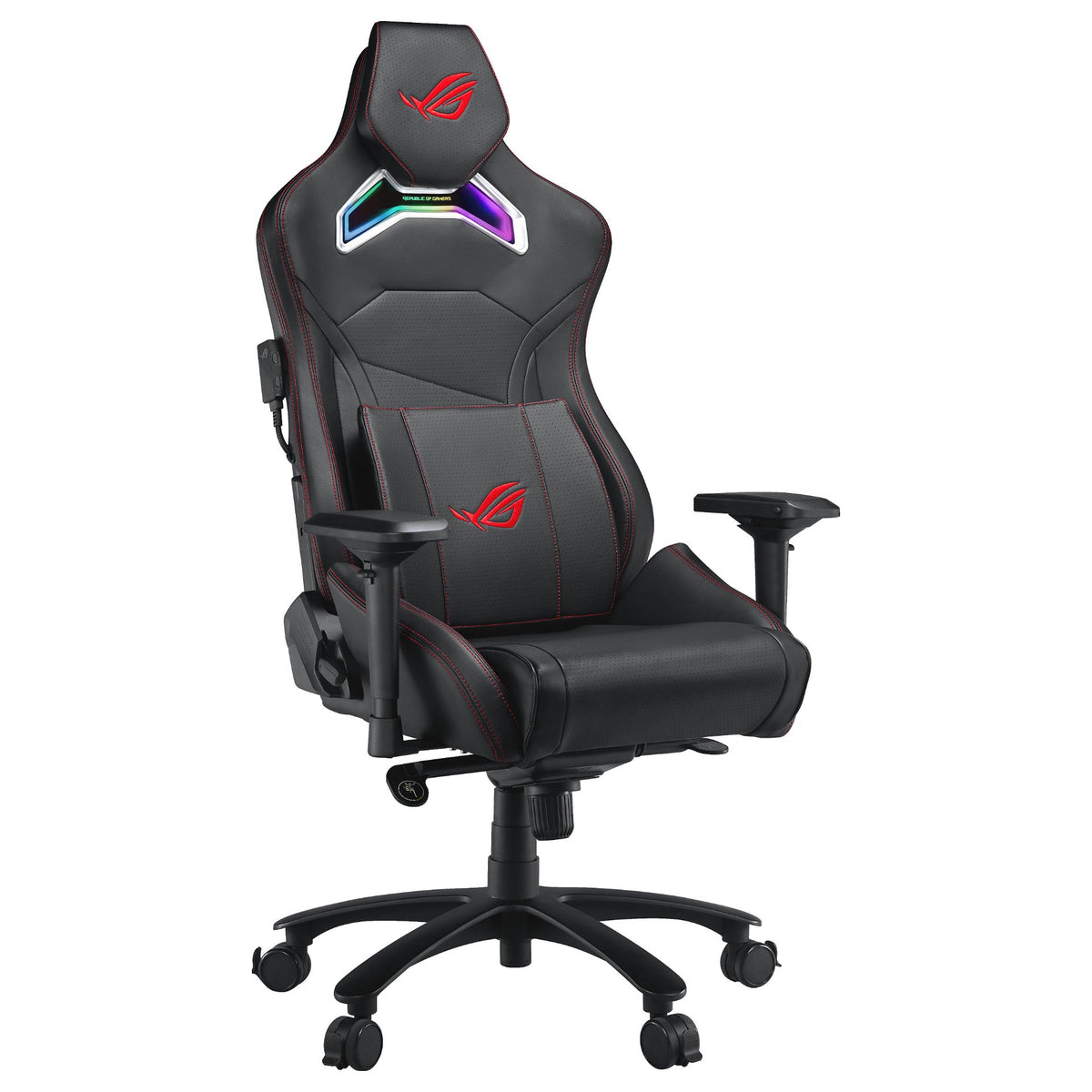 ASUS ROG Chariot X Gaming-Stuhl - Aura RGB Beleuchtung, 4D-Armlehnen, Schwarz